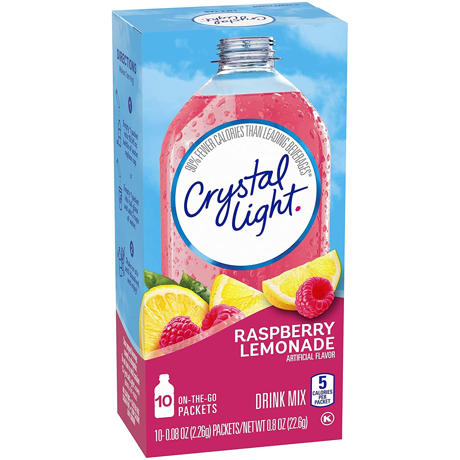 Crystal Light Drink Mix, Classic Orange,1.3 Oz( Pack of 6) - Image 1